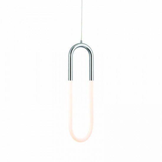 ^ΚΡΕΜΑΣΤΟ Φ/Σ LED 8W 3000K 560LM VENUS ΧΡΩΜΙΟ ΜΕΤ/ΚΟ IP20 15Χ2,3ΧH230CM