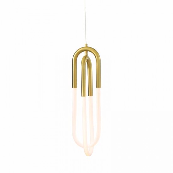 ^ΚΡΕΜΑΣΤΟ Φ/Σ LED 16W 3000K 1120LM VENUS ΟΡΕΙΧΑΛΚΟ ΜΕΤ/ΚΟ 15X15XH230CM