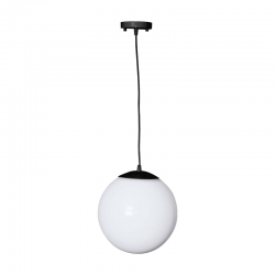 HANG LIGHT PMM Φ250 PMM OPAL ΜΑΥΡΟ ΚΑΛΩΔΙΟ ΡΟΖΕΤΑ