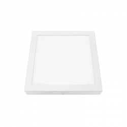 LED SLIM PANEL WHITE SQUARE CEIL.24W 3000K 2100Lm Φ300 230V AC Ra80