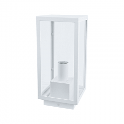 ^ΛΕΥΚΟ ΦΩΤΙΣΤΙΚΟ ΔΑΠΕΔΟΥ CELIA 1XE27 IP44 ΜΕ ΔΙΑΦΑΝΟ ΓΥΑΛΙ