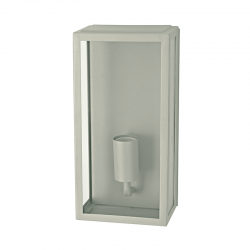 ^ΓΚΡΙ ΕΠΙΤΟΙΧΟ ΦΩΤΙΣΤΙΚΟ CELIA 1XE27 IP44 ΜΕ ΔΙΑΦΑΝΟ ΓΥΑΛΙ