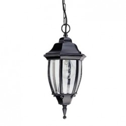 ΦΑΝΑΡΙ ΚΡΕΜΑΣΤΟ ΜΑΥΡΟ ΙΡ44 Ε27 60W