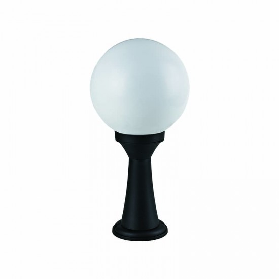 PLASTIC FLOOR GARDEN BLACK LUMINAIRE 41CM Φ200 E27 IP44