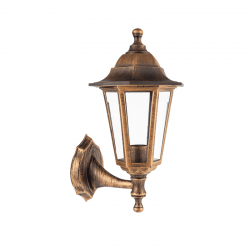 6S PLASTIC WALL GARDEN RUST LUMINAIRE E27 IP44