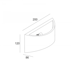 ^ΓΥΨΙΝΟ ΕΠΙΤΟΙΧΟ Φ/Σ 1XG9 MEIO 20x8,6x12CM