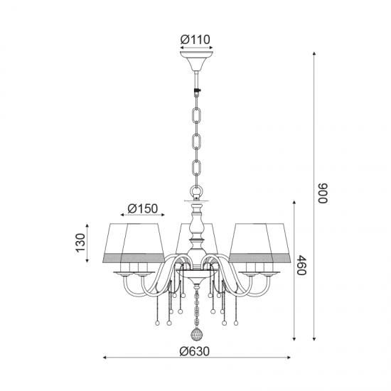 ^ΚΡΕΜΑΣΤ 5ΧΕ14 ΜΕΤΑΛ. ΜΑΥΡΟ+ΑΣΠΡΟΜΑΥΡΟ ΑΜΠΑΖΡ+ΚΡΥΣΤ Φ63ΧΗ95CM MULAN ^ΚΡΕΜΑΣΤ 5ΧΕ14 ΜΕΤΑΛ. ΜΑΥΡΟ+ΑΣΠΡΟΜΑΥΡΟ ΑΜΠΑΖΡ+ΚΡΥΣΤ Φ63ΧΗ95CM MULAN