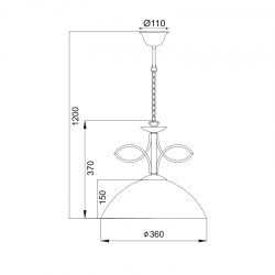 ΚΡΕΜΑΣΤΟ ΜΕΛΙ ΓΥΑΛΙ - ΜΕΤΑΛΛΟ ΚΑΦΕ ΧΡΥΣΟ 1ΧΕ27 ELECTRA