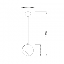 ΚΡΕΜΑΣΤΟ Φ/Σ 1ΧΕ27 ΜΕΤΑΛΛΙΚΟ ΜΑΥΡΟ Φ20ΧΗ120CM HOSTA ΚΡΕΜΑΣΤΟ Φ/Σ 1ΧΕ27 ΜΕΤΑΛΛΙΚΟ ΜΑΥΡΟ Φ20ΧΗ120CM HOSTA