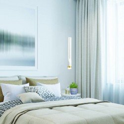 ^ΚΡΕΜΑΣΤΟ Φ/Σ LED 5W 3000K 300LM ESTRELA ΛΕΥΚΟ ΜΕΤ/ΚΟ IP20 D6XH228CM