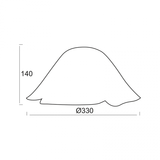ΓΥΑΛΙ Νο379 Φ35 W.ALABASTER BLUE SATIN MELROSE