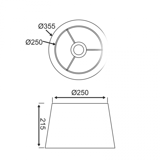 ΑΜΠΑΖΟΥΡ ΚΩΝΙΚΟ ΜΑΥΡΟ Φ35ΧΦ25ΧΗ22CM ΜΕ ΒΑΣΗ ΓΙΑ Ε27 MIX&MATCH ΑΜΠΑΖΟΥΡ ΚΩΝΙΚΟ ΜΑΥΡΟ Φ35ΧΦ25ΧΗ22CM ΜΕ ΒΑΣΗ ΓΙΑ Ε27 MIX&MATCH
