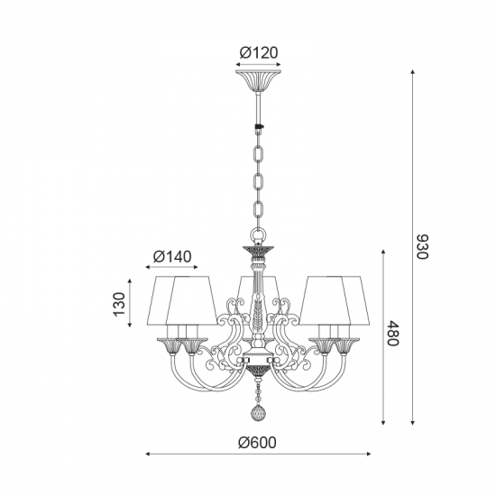 ΚΡΕΜ Φ/Σ 5ΧΕ14 ΜΕΤΑΛΛΙΚΟ ΛΕΥΚΟ-ΜΩΒ+ΑΜΠΑΖΟΥΡ ΦΤΕΡΑ Φ60ΧΗ93CM ZIZEL