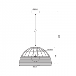 ΚΡΕΜΑΣΤΟ Φ/Σ 1ΧΕ27 ΡΑΤΑΝ+ΛΕΥΚΟ ΜΕΤΑΛΛΟ D35XH120CM ZORBAS ΚΡΕΜΑΣΤΟ Φ/Σ 1ΧΕ27 ΡΑΤΑΝ+ΛΕΥΚΟ ΜΕΤΑΛΛΟ D35XH120CM ZORBAS