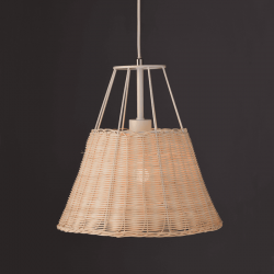 ΚΡΕΜΑΣΤΟ Φ/Σ 1ΧΕ27 ΡΑΤΑΝ+ΛΕΥΚΟ ΜΕΤΑΛΛΟ D30XH120CM ZORBAS ΚΡΕΜΑΣΤΟ Φ/Σ 1ΧΕ27 ΡΑΤΑΝ+ΛΕΥΚΟ ΜΕΤΑΛΛΟ D30XH120CM ZORBAS