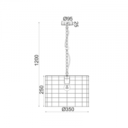 ΚΡΕΜΑΣΤΟ Φ/Σ 1ΧΕ27 ΜΕΤΑΛΛΙΚΟ ΛΕΥΚΟ ΣΚΟΥΡΙΑ Φ35,2ΧΗ120CM DUBLIN ΚΡΕΜΑΣΤΟ Φ/Σ 1ΧΕ27 ΜΕΤΑΛΛΙΚΟ ΛΕΥΚΟ ΣΚΟΥΡΙΑ Φ35,2ΧΗ120CM DUBLIN