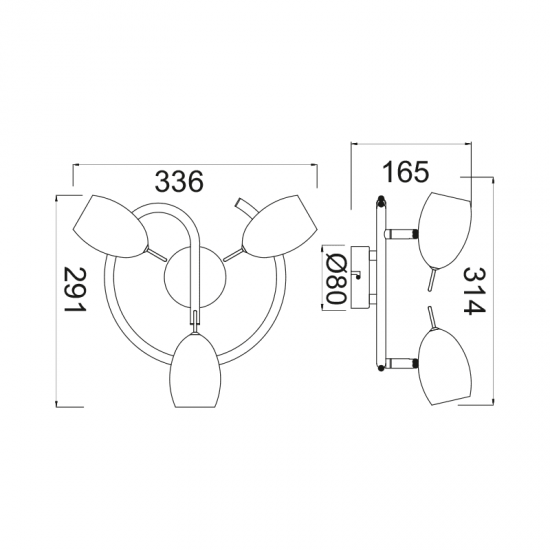 ΣΠΟΤ ΙΙΙ ΡΟΖΕΤΑ ΧΡΩΜΙΟ 3 Χ GU10 LEGOLAS ΣΠΟΤ ΙΙΙ ΡΟΖΕΤΑ ΧΡΩΜΙΟ 3 Χ GU10 LEGOLAS