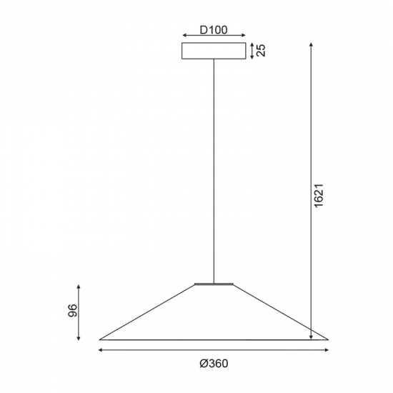 ΚΡΕΜΑΣΤΟ Φ/Σ 1Χ GX53 ΦΥΣΙΚΟ ΞΥΛΟ D36XH160CM NAIROBI