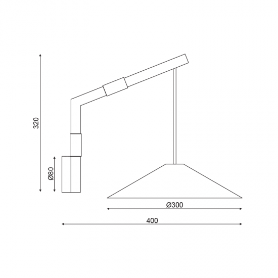 ΕΠΙΤΟΙΧΟ Φ/Σ 1Χ GX53 ΦΥΣΙΚΟ ΞΥΛΟ 30Χ40Χ32CM NAIROBI