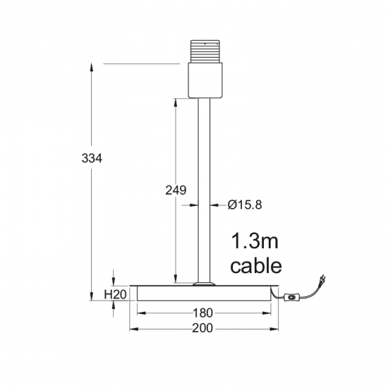 ΜΕΤ/ΚΟ Φ/Σ ΠΟΡΤΑΤΙΦ1ΧΕ27 ΧΡΩΜΙΟ-ΜΑΥΡ ΚΑΛΔ.ΟΡΘΟΓ.ΒΑΣΗ Η29,8cm MIX&MATCH ΜΕΤ/ΚΟ Φ/Σ ΠΟΡΤΑΤΙΦ1ΧΕ27 ΧΡΩΜΙΟ-ΜΑΥΡ ΚΑΛΔ.ΟΡΘΟΓ.ΒΑΣΗ Η29,8cm MIX&MATCH