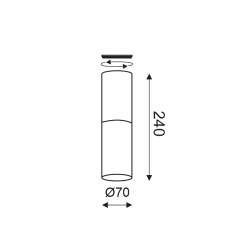 ΕΠΙΤΟΙΧΟ Φ/Σ 1XGU10 ΓΚΡΙ ΠΗΛΟΣ+ΜΕΤΑΛΛΙΚΟ ΛΕΥΚΟ Φ7ΧΗ24CM PLACEBO ΕΠΙΤΟΙΧΟ Φ/Σ 1XGU10 ΓΚΡΙ ΠΗΛΟΣ+ΜΕΤΑΛΛΙΚΟ ΛΕΥΚΟ Φ7ΧΗ24CM PLACEBO