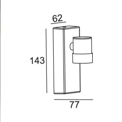 ΣΠΟΤ DOWN 1X1W P.LED ΣΠΟΤ DOWN 1X1W P.LED