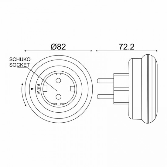 LED ΛΑΜΠΑΚΙ ΝΥΚΤΟΣ 0,5W ΜΕ ΠΡΙΖΑ ΣΟΥΚΟ,ΑΙΣΘΗΤΗΡΑ,ΛΕΥΚΟ/ΜΠΛΕ/ΚΟΚΚΙΝΟ ΦΩΣ,ΛΕΥΚΟ ΠΛΑΣΤΙΚΟ 230V IP20