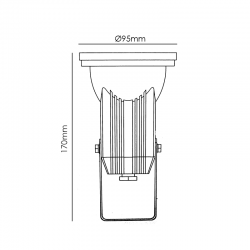 ΣΠΟΤ ΚΗΠΟΥ ΧΥΤΟ ΓΚΡΙ GU10