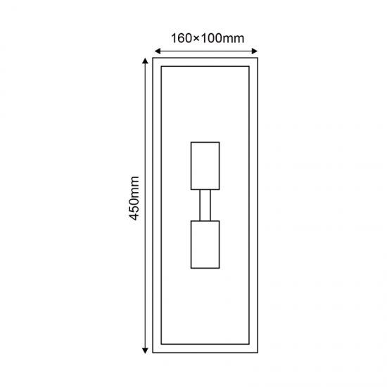 ^ΓΚΡΙ ΕΠΙΤΟΙΧΟ ΦΩΤΙΣΤΙΚΟ CELIA 2XE27 IP44 ΜΕ ΔΙΑΦΑΝΟ ΓΥΑΛΙ
