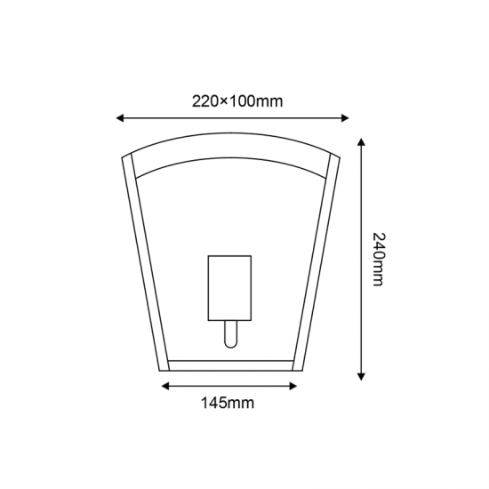 ^ΓΚΡΙ ΕΠΙΤΟΙΧΟ ΦΩΤΙΣΤΙΚΟ CELIA V 1XE27 IP44 ΜΕ ΔΙΑΦΑΝΟ ΓΥΑΛΙ