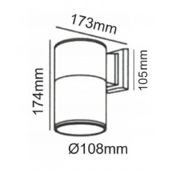 ΑΠΛΙΚΑ ΣΠΟΤ ΜΟΝΟ Ε27 IP54 ΑΠΛΙΚΑ ΣΠΟΤ ΜΟΝΟ Ε27 IP54