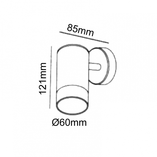 ΣΠΟΤ GU10 1 ΔΕΣΜΗΣ ΜΑΥΡΟ