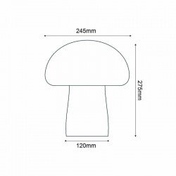 ^LED SMD POST LUMINAIRE 10W 850LM 230V AC 3.000K RA80 IP65 30.000HRS BLACK CEMENT