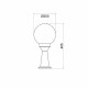PLASTIC FLOOR GARDEN WHITE LUMINAIRE 41CM Φ200 E27 IP44 PLASTIC FLOOR GARDEN WHITE LUMINAIRE 41CM Φ200 E27 IP44
