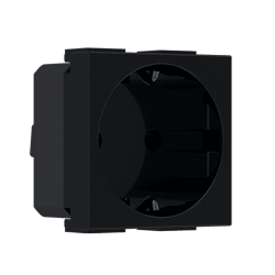 ^ MODYS ΠΡΙΖΑ ΣΟΥΚΟ ΑΣΦΑΛΕΙΑΣ ΜΑΥΡΗ ΜΑΤ  2 ΣΤ. 2P+E 16A 250VAC IP20