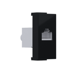 ^ MODYS ΠΡΙΖΑ ΔΙΚΤΥΟΥ ΜΑΥΡΗ ΜΑΤ 1 ΣΤ. RJ45 CAT.6 ΜΕ ΘΩΡΑΚΙΣΗ IP20