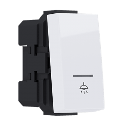 ^MODYS ΜΠΟΥΤΟΝ ΜΕ ΕΝΔΕΙΞΗ & ΣΥΜΒΟΛΟ ΛΥΧΝΙΑ ΛΕΥΚΟ 1 ΣΤ. 1P 10A 250VAC IP20