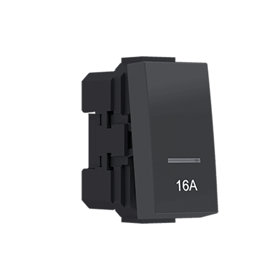 ^MODYS ΔΙΑΚΟΠΤΗΣ ΔΙΠΟΛΙΚΟΣ (0-1) 16Α ΜΕ ΕΝΔΕΙΞΗ ΑΝΘΡΑΚΙ  1 ΣΤ. 2P 16AX 250VAC IP20