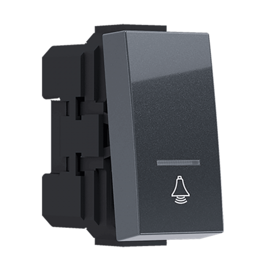 ^ MODYS ΜΠΟΥΤΟΝ ΜΕ ΕΝΔΕΙΞΗ & ΣΥΜΒΟΛΟ ΚΟΥΔΟΥΝΙ ΑΝΘΡΑΚΙ 1 ΣΤ. 1P 10A 250VAC IP20