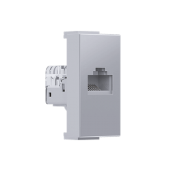 ^ MODYS ΠΡΙΖΑ ΔΙΚΤΥΟΥ ΑΣΗΜΙ 1 ΣΤ. RJ45 CAT.5E ΧΩΡΙΣ ΘΩΡΑΚΙΣΗ IP20