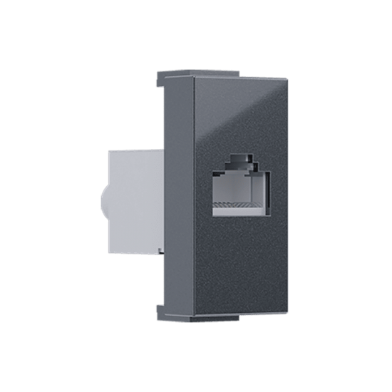 ^ MODYS ΠΡΙΖΑ ΤΗΛΕΦΩΝΟΥ ΑΝΘΡΑΚΙ  1 ΣΤ. RJ11 CAT3 IP20