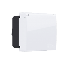 ^ MODYS ΠΡΙΖΑ ΣΟΥΚΟ ΚΑΠΑΚΙ ΑΣΦΑΛΕΙΑΣ ΛΕΥΚΗ 2 ΣΤ. 2P+E 16A 250VAC IP20