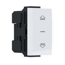 ^MODYS ΜΠΟΥΤΟΝ ΡΟΛΛΩΝ ΛΕΥΚΟ 1 ΣΤ. 2P 10A 250VAC IP20