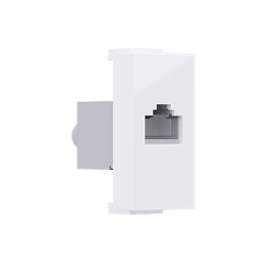 ^ MODYS ΠΡΙΖΑ ΔΙΚΤΥΟΥ ΛΕΥΚΗ 1 ΣΤ. RJ45 CAT.6A ΜΕ ΘΩΡΑΚΙΣΗ IP20