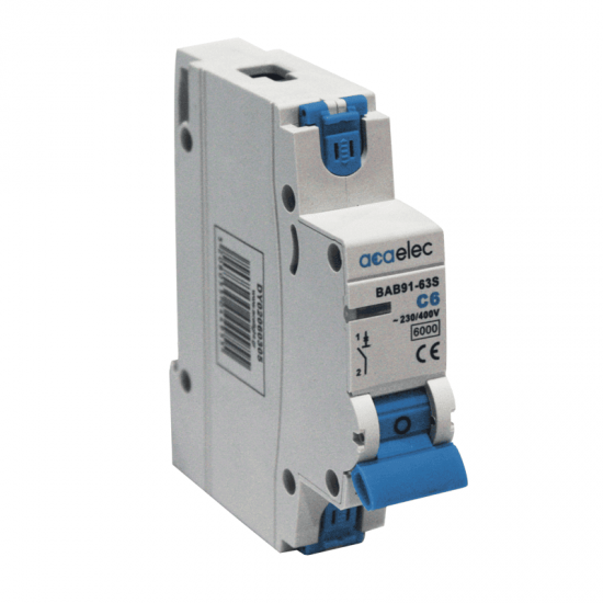 MCB 1P C6 6KA 1M