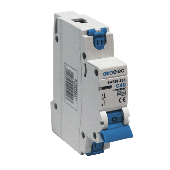 MCB 1P C40 6KA 1M