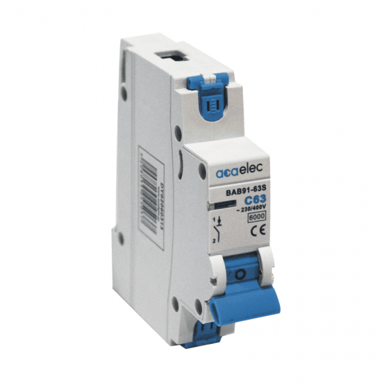 MCB 1P C63 6KA 1M