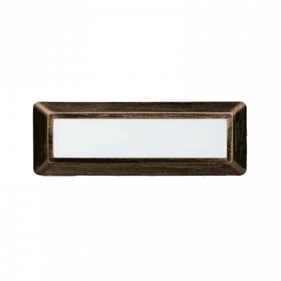 LED WALL RECTANGLE LUMINAIRE RUST 230V AC IP65 4W 3000K 290LM RA80 LED WALL RECTANGLE LUMINAIRE RUST 230V AC IP65 4W 3000K 290LM RA80