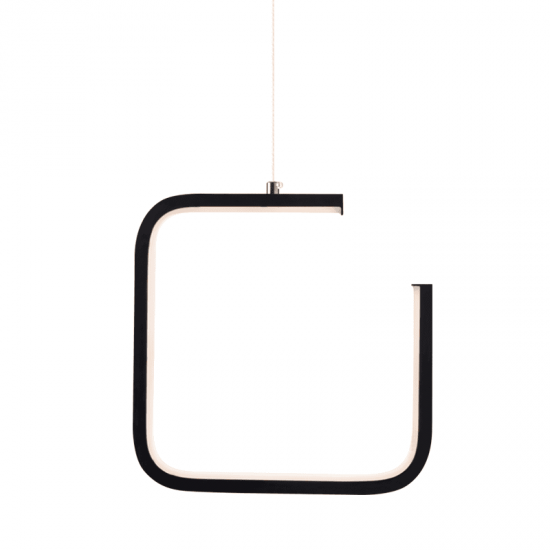 ^ΚΡΕΜΑΣΤΟ Φ/Σ LED 8W 3000K 780LM ΜΑΥΡΟ ΜΕΤΑΛΛΙΚΟ 22X11XH129CM EUCLID1