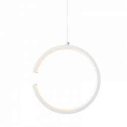 ^ΚΡΕΜΑΣΤΟ Φ/Σ LED 8W 3000K 750LM ΛΕΥΚΟ ΜΕΤΑΛΛΙΚΟ 22X11XH129CM EUCLID3